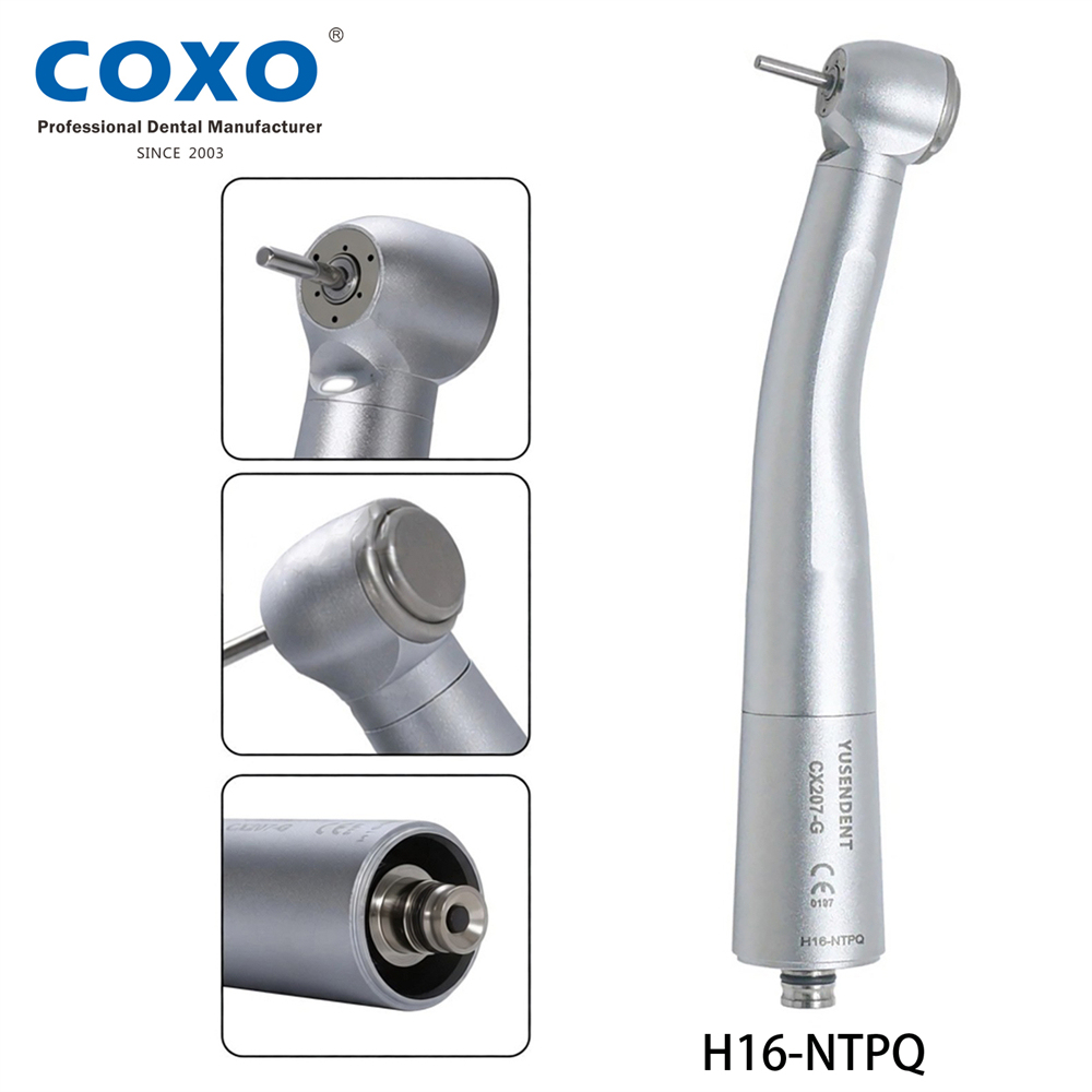 COXO YUSENDENT CX207-G Dental Fiber Optic High Speed Handpiece  fit KaVo Multiflex NSK Phatelus LED Coupler