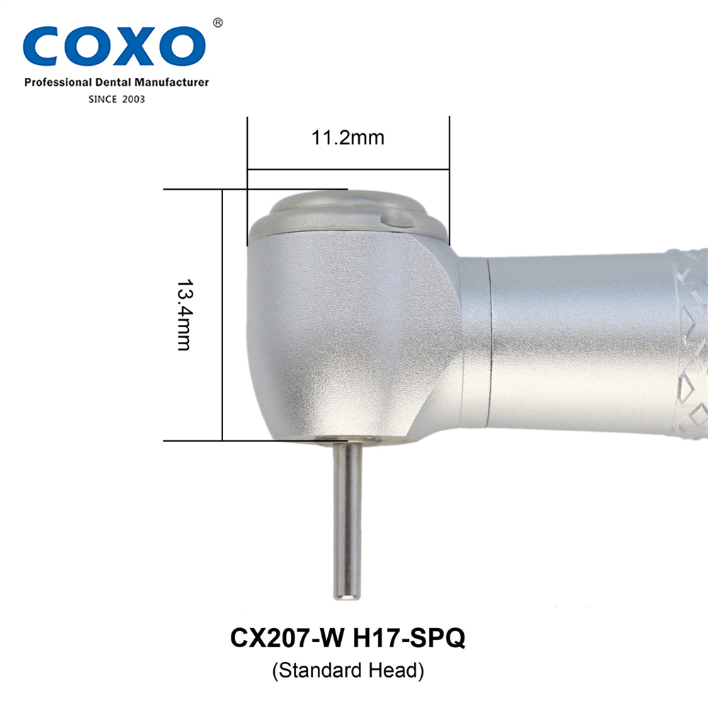 COXO YUSENDENT CX207-W H17-SPQ Dental High Speed Air Turbine Handpiece Coupling 4 Hole Sinol Style