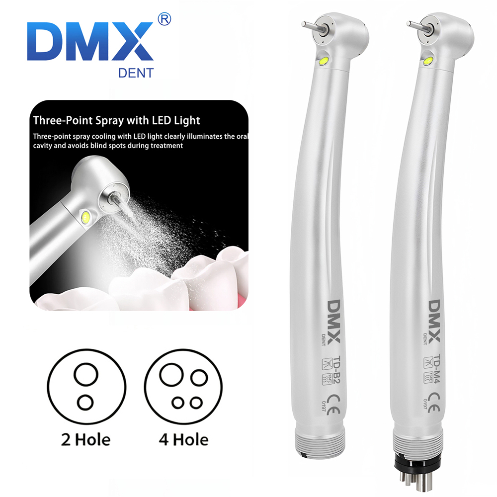DMXDENT TD-B2 / TD-M4 Dental E-generator LED Air Turbine High Speed Handpiece