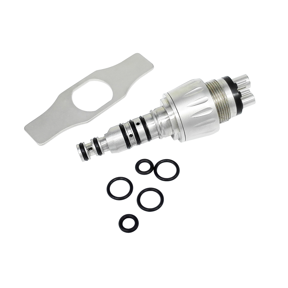 Dental Handpiece Coupling Fiber Optic For KaVo MULTIflex Coupler 4/6 Hole