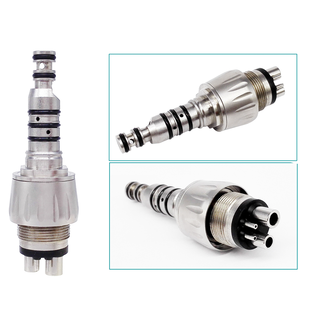 Dental Handpiece Coupling Fiber Optic For KaVo MULTIflex Coupler 4/6 Hole