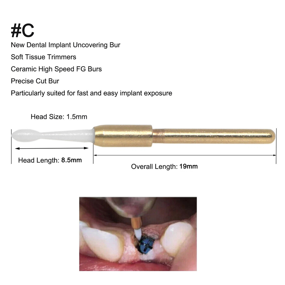Dental Surgical Ceramic Soft Tissue Trimmer Bur for Gingivectomy