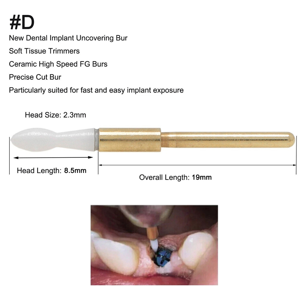 Dental Surgical Ceramic Soft Tissue Trimmer Bur for Gingivectomy