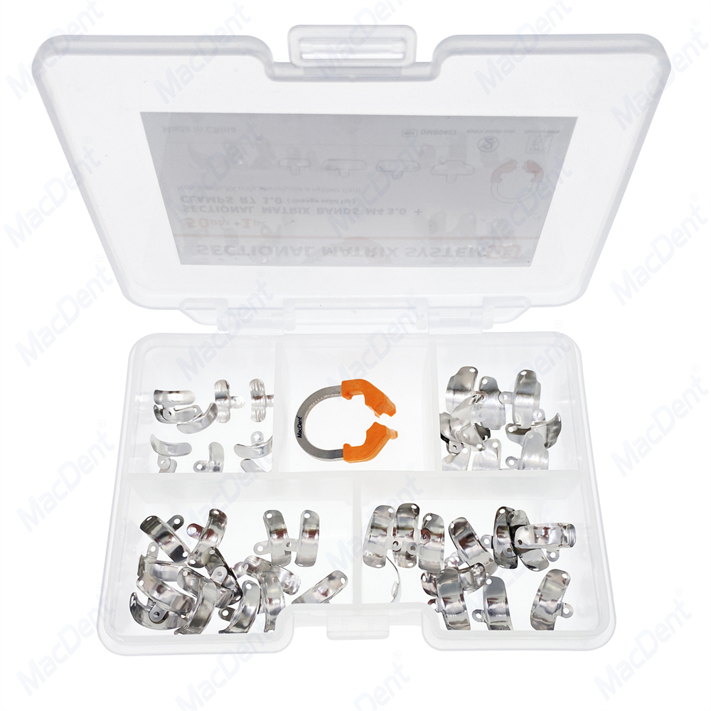 Dental Matrix Bands Ring Sectional Matrice Clamp Fit Garrison Palodent V3 System