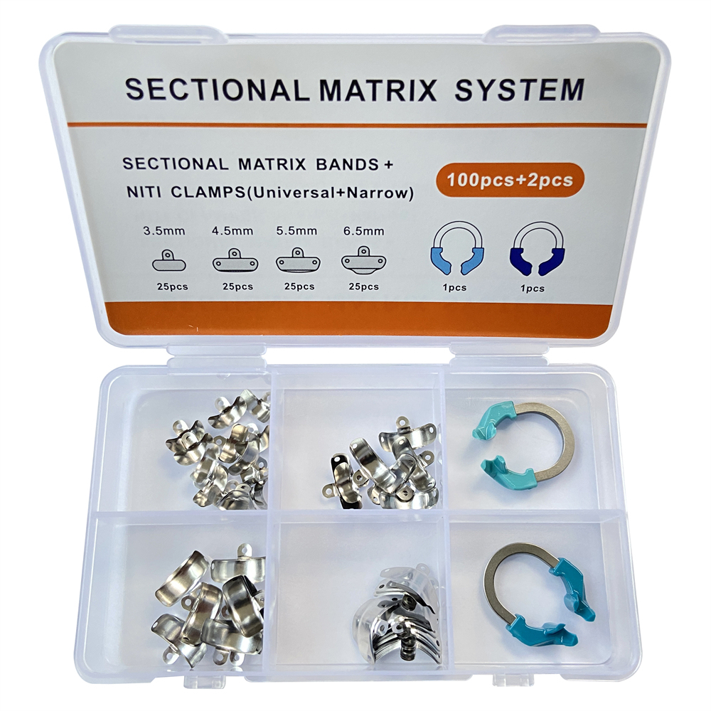 Dental Matrix Bands Ring Sectional Matrice Clamp Fit Garrison Palodent V3 System
