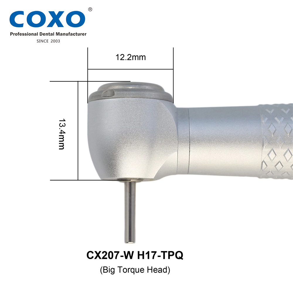 COXO YUSENDENT CX207-W Dental High Speed Air Turbine Handpiece Coupling 4 Hole Sinol Style