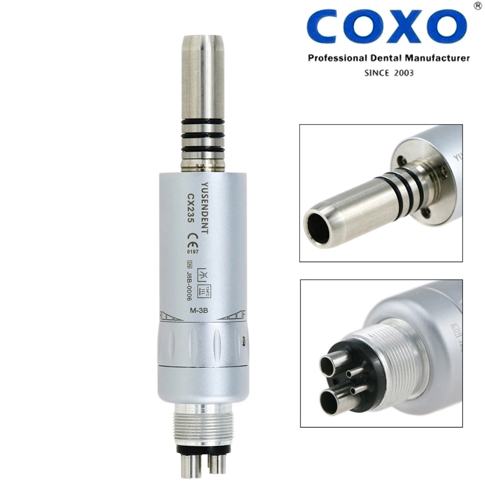 COXO Dental Low Speed Handpiece Contra Angle/Straight Inner Water Air Motor