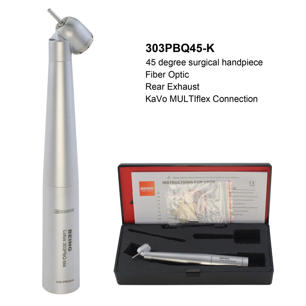BEING Dental 45° Angle Surgical Handpiece Fiber Optic Kavo Multiflex NSK PTL LED