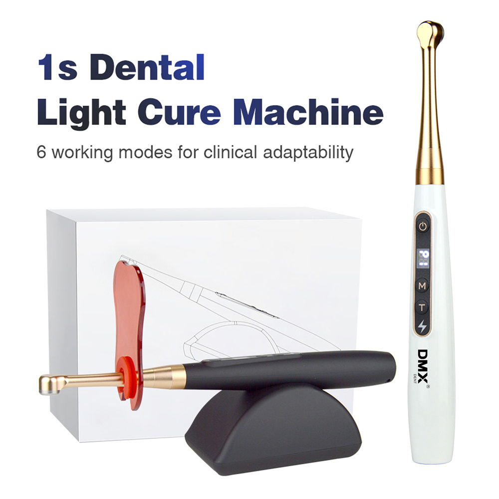 DMXDENT Dental Wireless Caries Detection and Curing Light Led 2 in 1 Function Detector