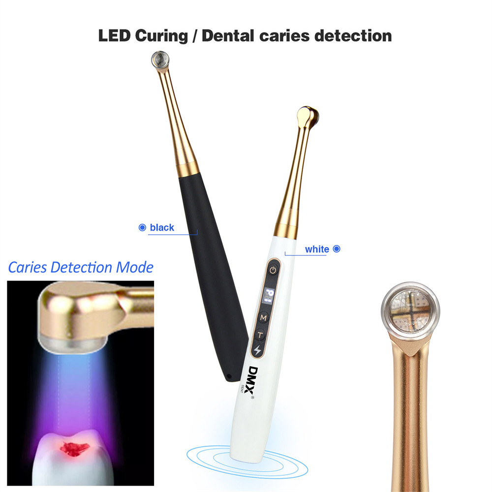 DMXDENT Dental Wireless Caries Detection and Curing Light Led 2 in 1 Function Detector