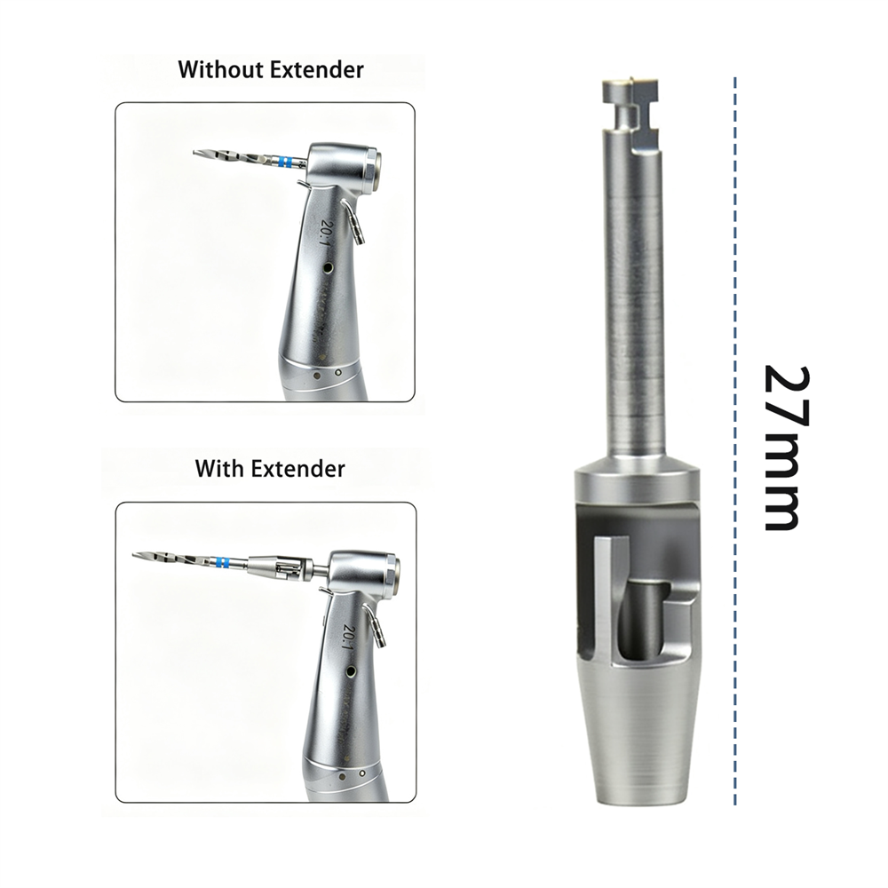 Drill Extender Dental For Irrigation an Implant Extension Universal Drills