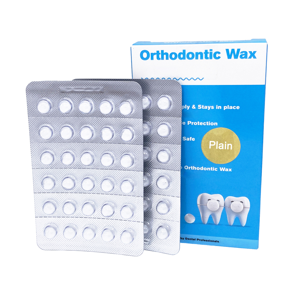 Dental Orthodontic Ortho Wax Plain Scent For Braces Gum Irritation 60Pcs/Box