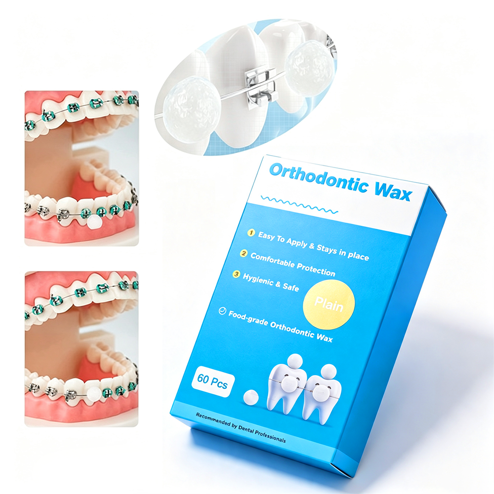 Dental Orthodontic Ortho Wax Plain Scent For Braces Gum Irritation 60Pcs/Box