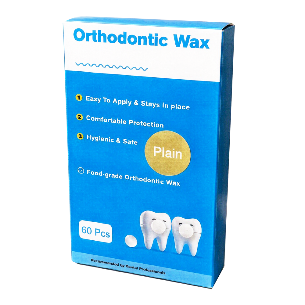 Dental Orthodontic Ortho Wax Plain Scent For Braces Gum Irritation 60Pcs/Box