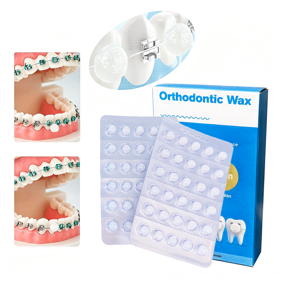 Dental Orthodontic Ortho Wax Plain Scent For Braces Gum Irritation 60Pcs/Box