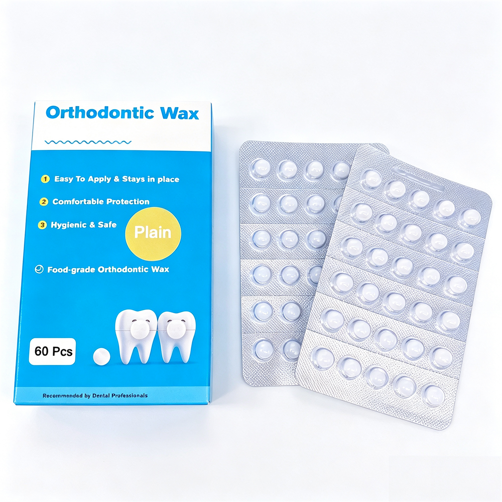Dental Orthodontic Ortho Wax Plain Scent For Braces Gum Irritation 60Pcs/Box