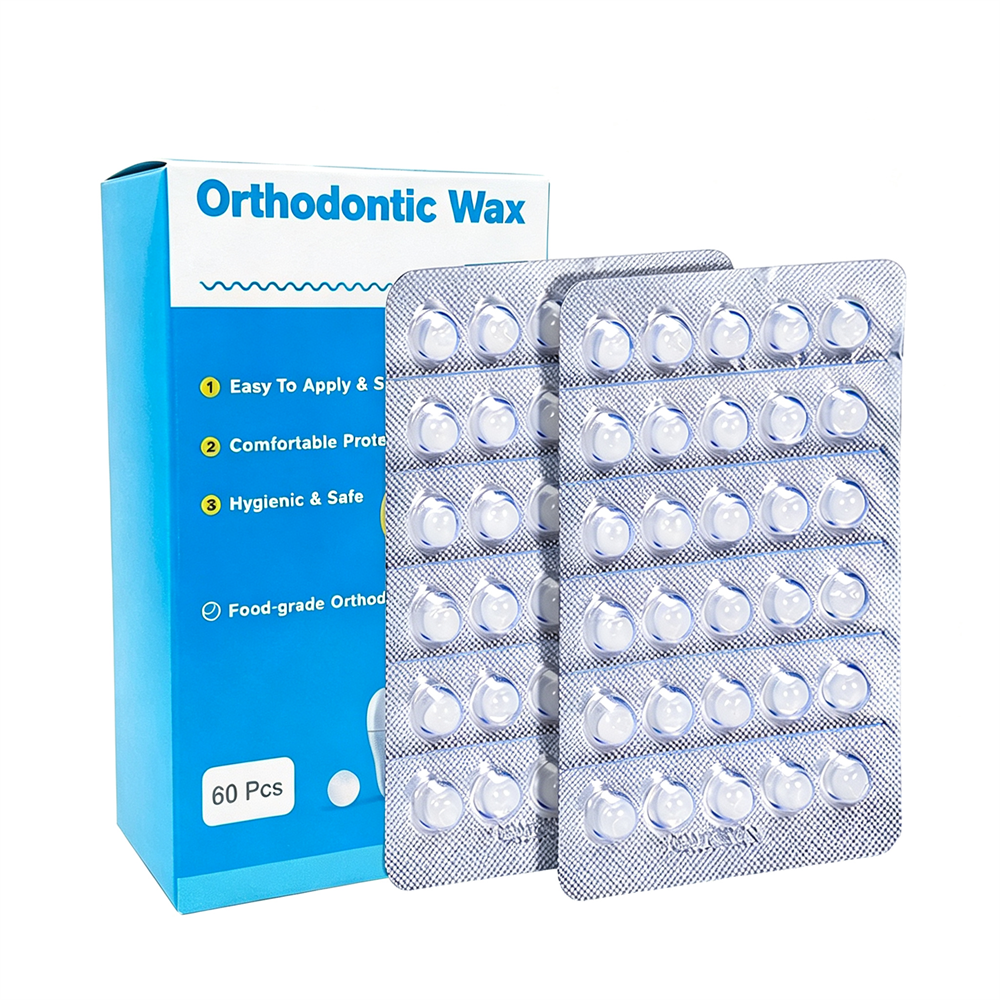 Dental Orthodontic Ortho Wax Plain Scent For Braces Gum Irritation 60Pcs/Box