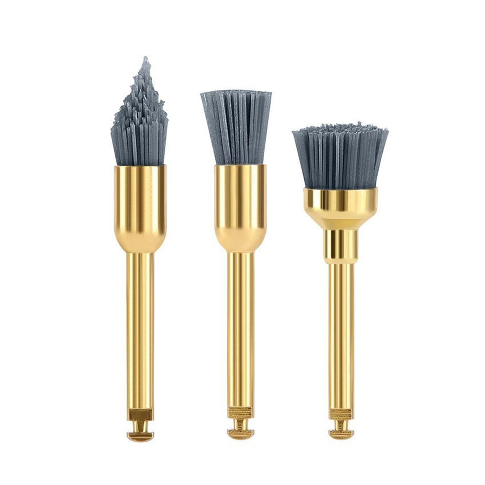 Dental Polishing Polisher Brush Prophy Alumina Bowl Point Flat Type