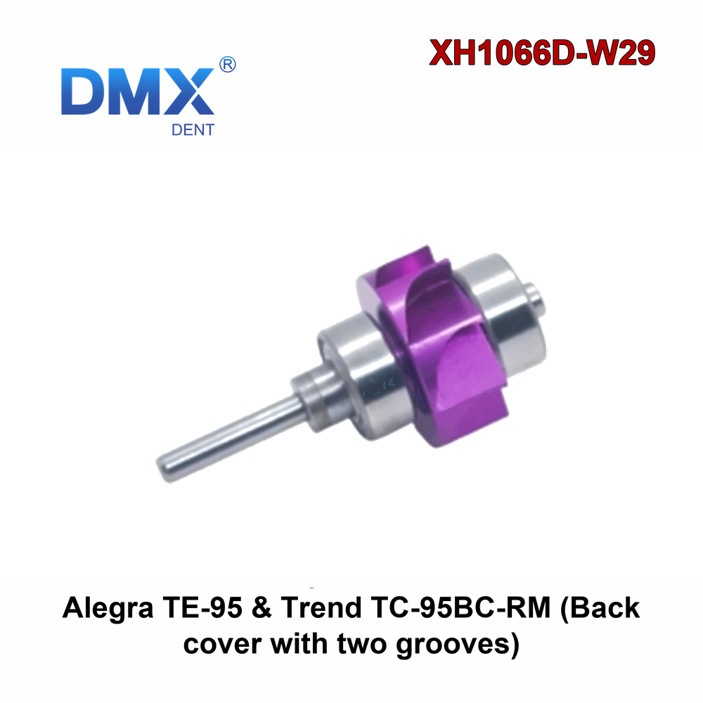 DMXDENT D029-W Dental Rotor fit W&H Alegra TE-95 & Trend TC-95BC-RM (Back cover with two grooves)