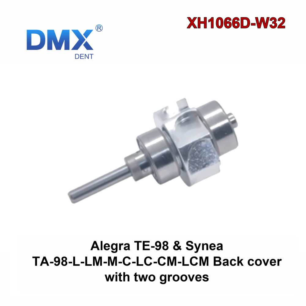 DMXDENT D032-W Dental Rotor fit W&H Alegra TE-98 & Synea TA-98-L-LM-M-C-LC-CM-LCM Back cover with two grooves