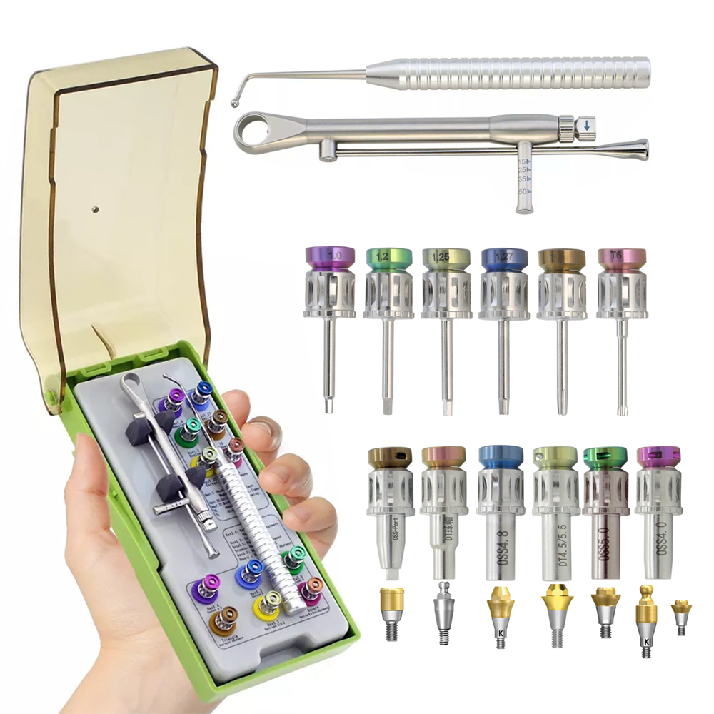 Implant Locator Abutment Driver Torque Wrench Straight Multi-Unit Osstem Port