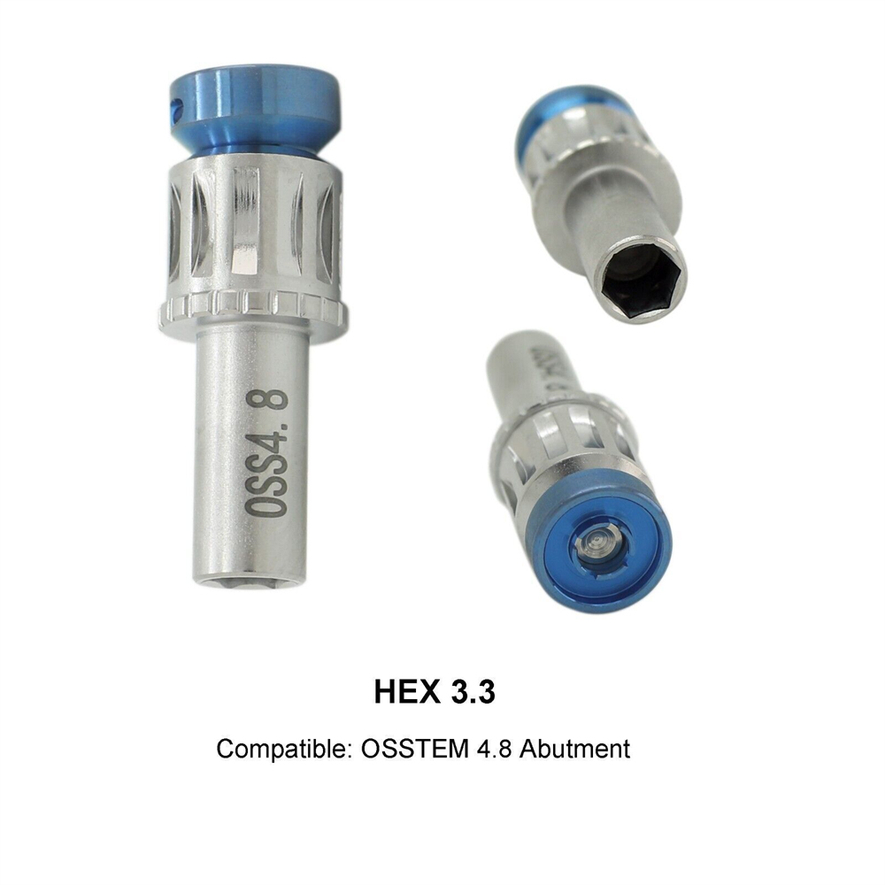 Implant Locator Abutment Driver Torque Wrench Straight Multi-Unit Osstem Port