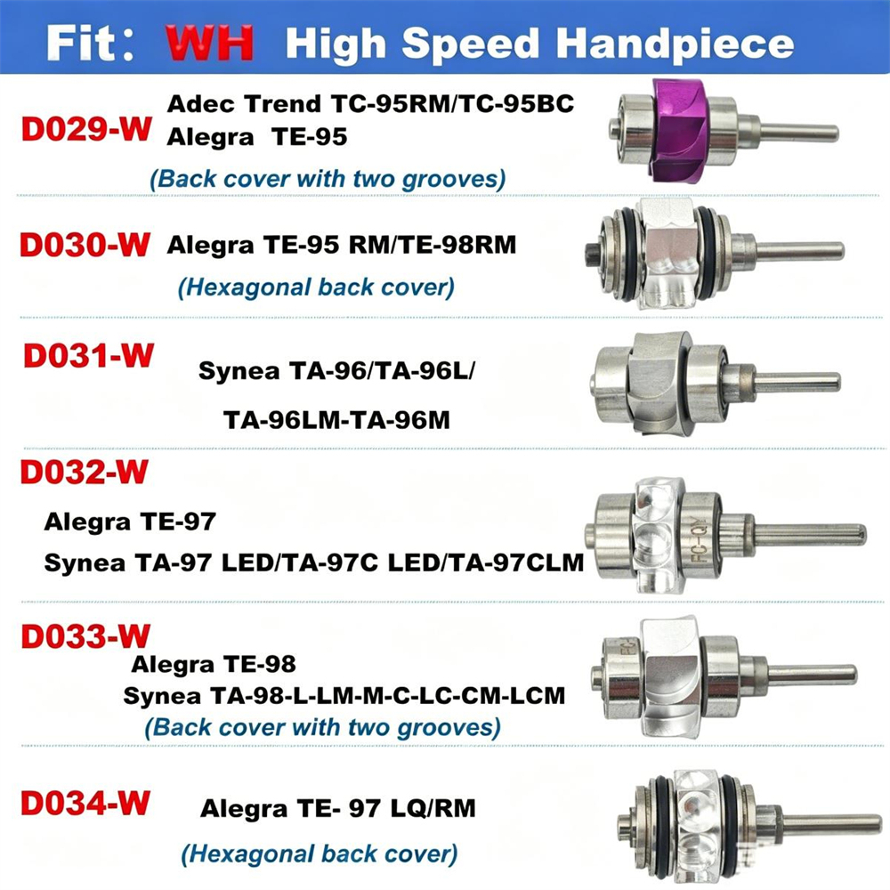 DMXDENT Dental Handpiece Cartridge Turbine Rotor For Alegra/Synea High Speed Handpiece