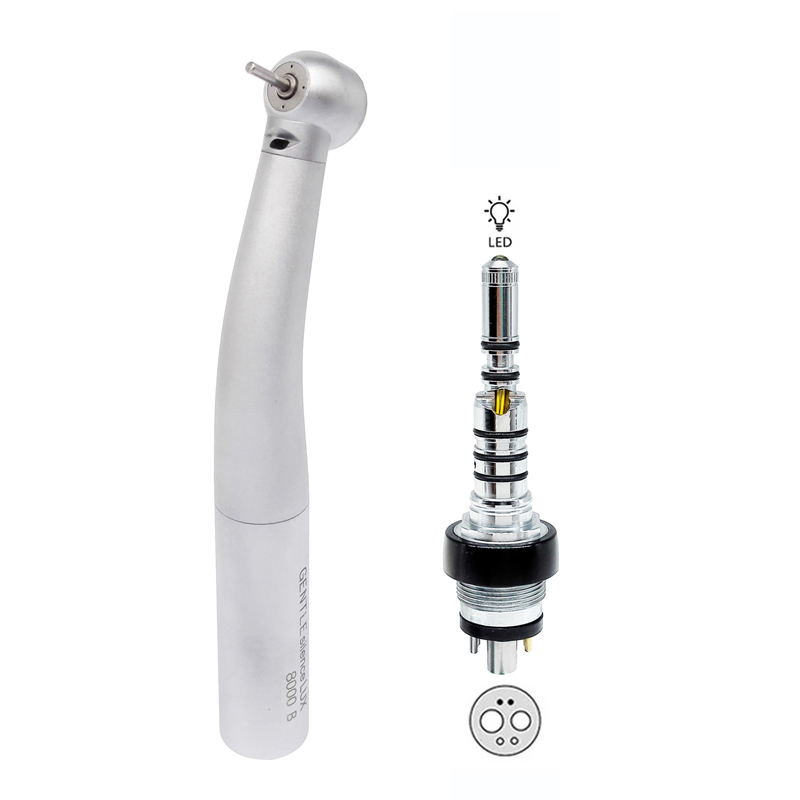 GENTLEslience LUX 8000B Dental Fiber Optic High Speed Air Turbine Handpiece Fit KAVO Multiflex