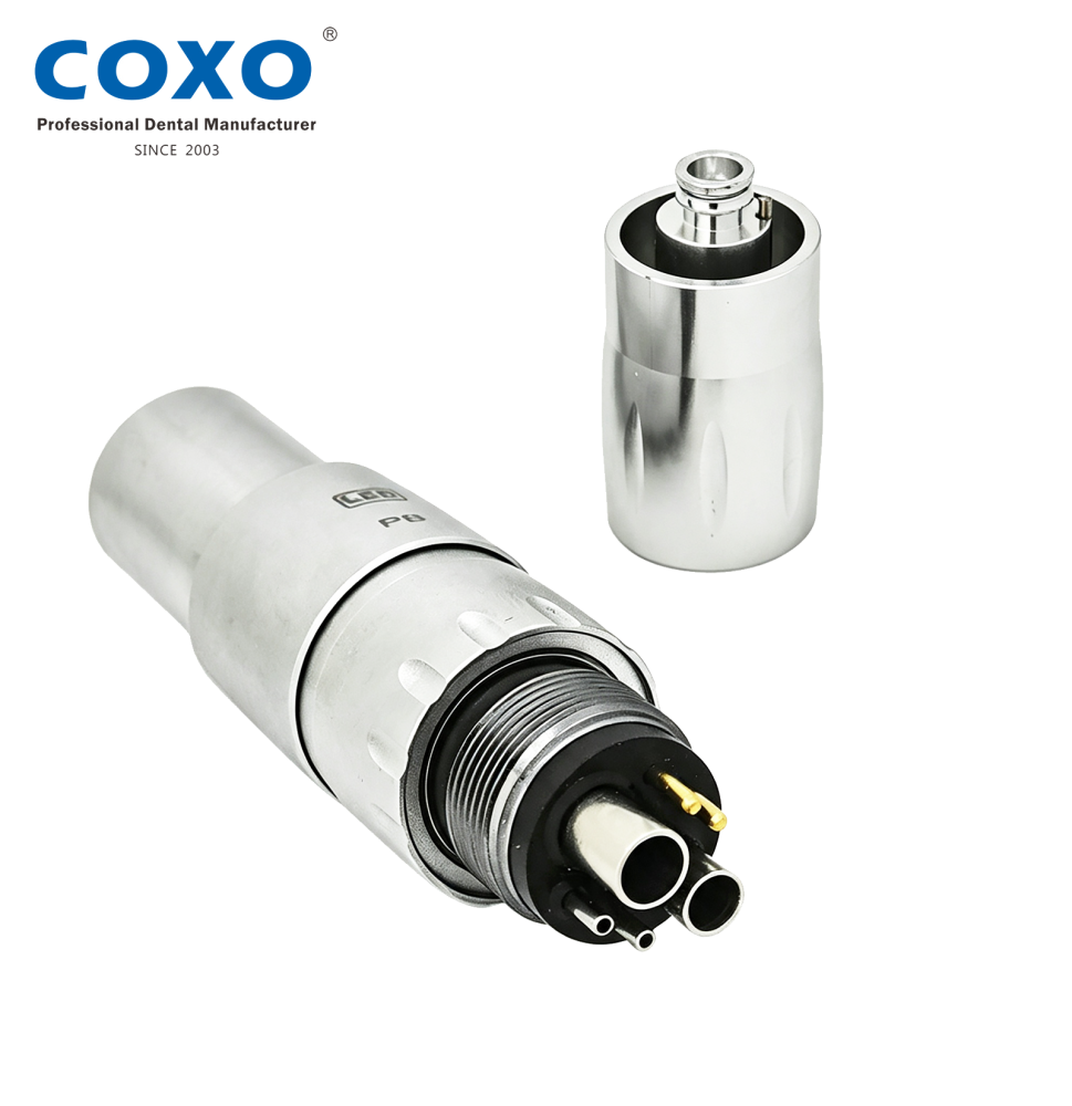 COXO YUSENDENT CX207-G Dental Fiber Optic High Speed Handpiece  fit KaVo Multiflex NSK Phatelus LED Coupler