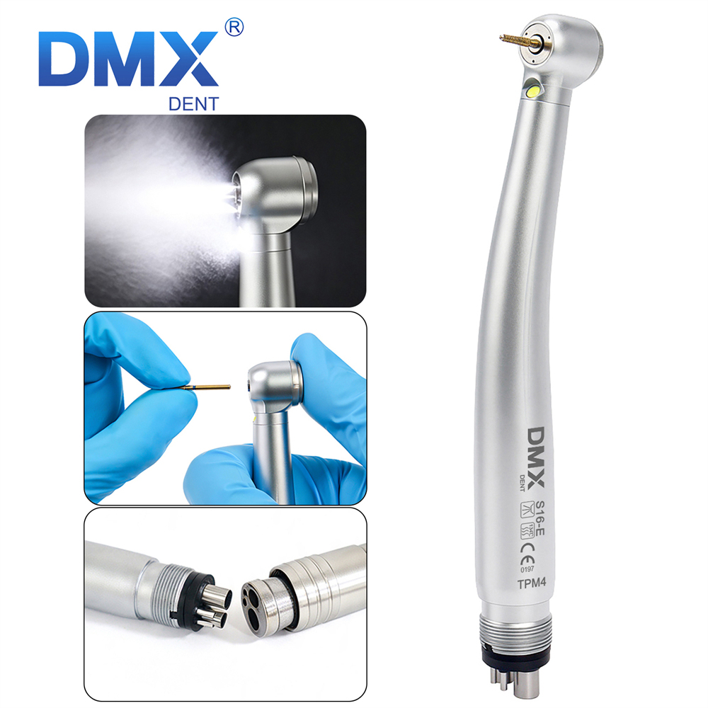 DMXDENT S16-E Dental E-generator LED High Speed Handpiece Standard/Torque Head