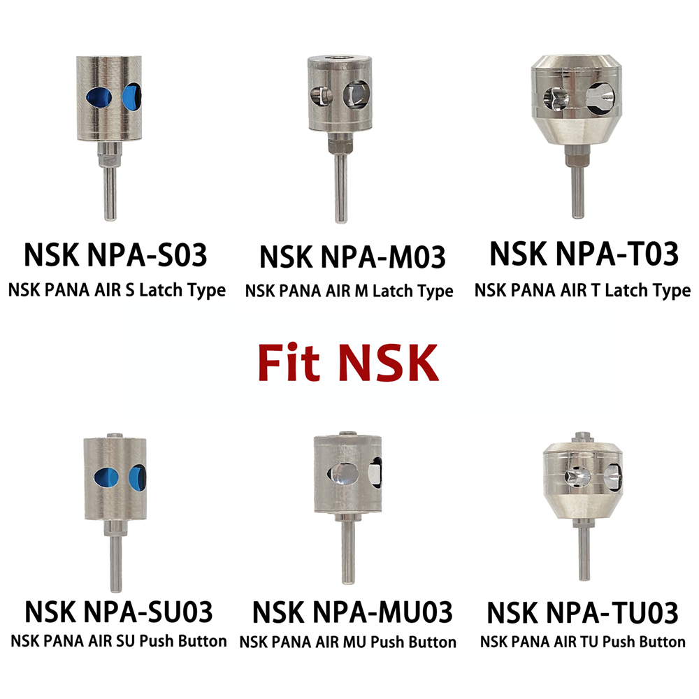 Dental Turbine Cartridge Push Button Fit for NSK PANA AIR Latch Type / Push Button High Speed Handpiece