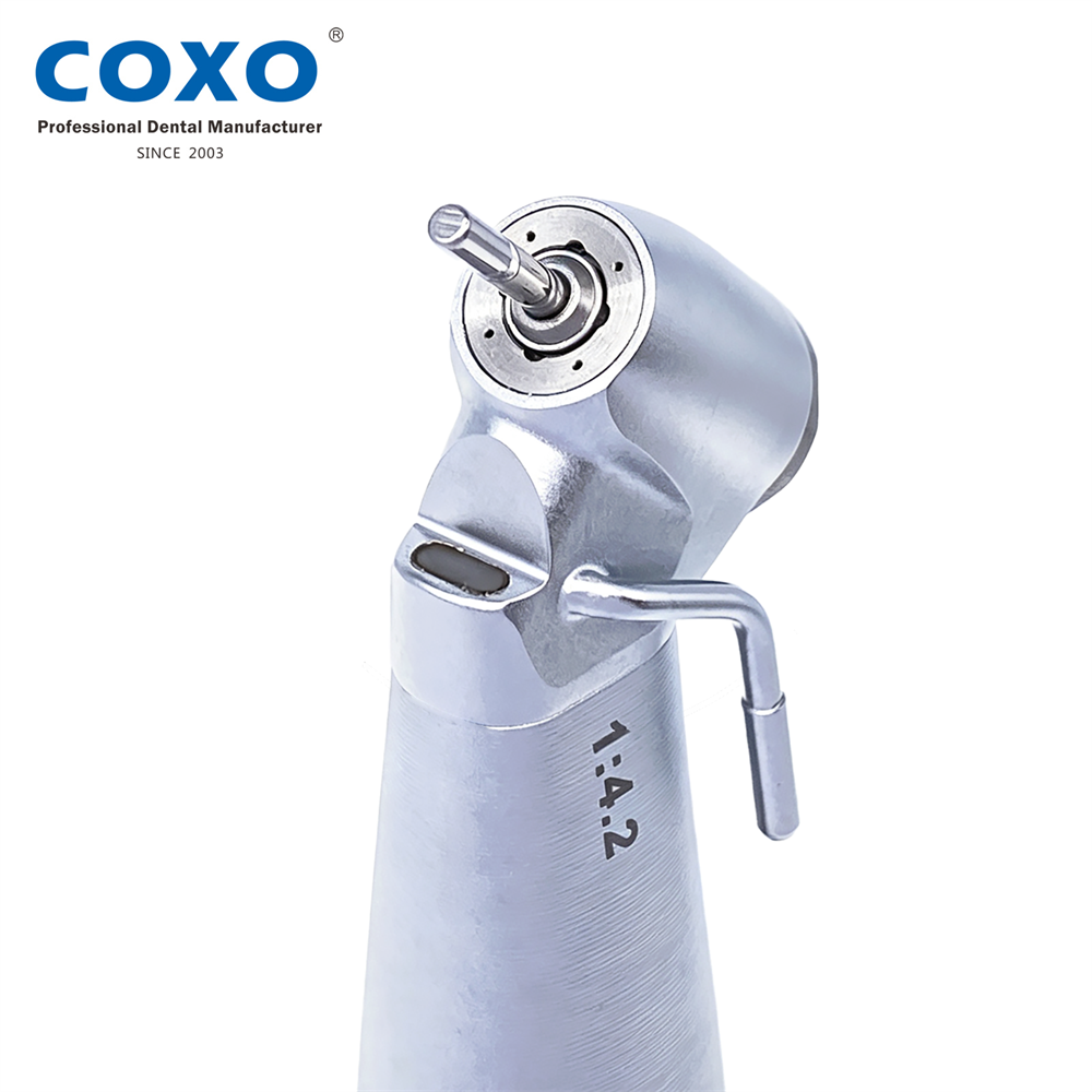 COXO YUSENDENT C7-3S Dental 1:4.2 Surgical 45°Contra Angle Fiber Optic Electric Handpiece