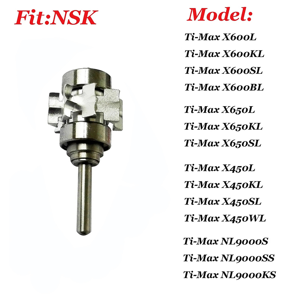Dental Turbine Rotor For For NSK Ti-Max X600L X650L X450L NL9000S