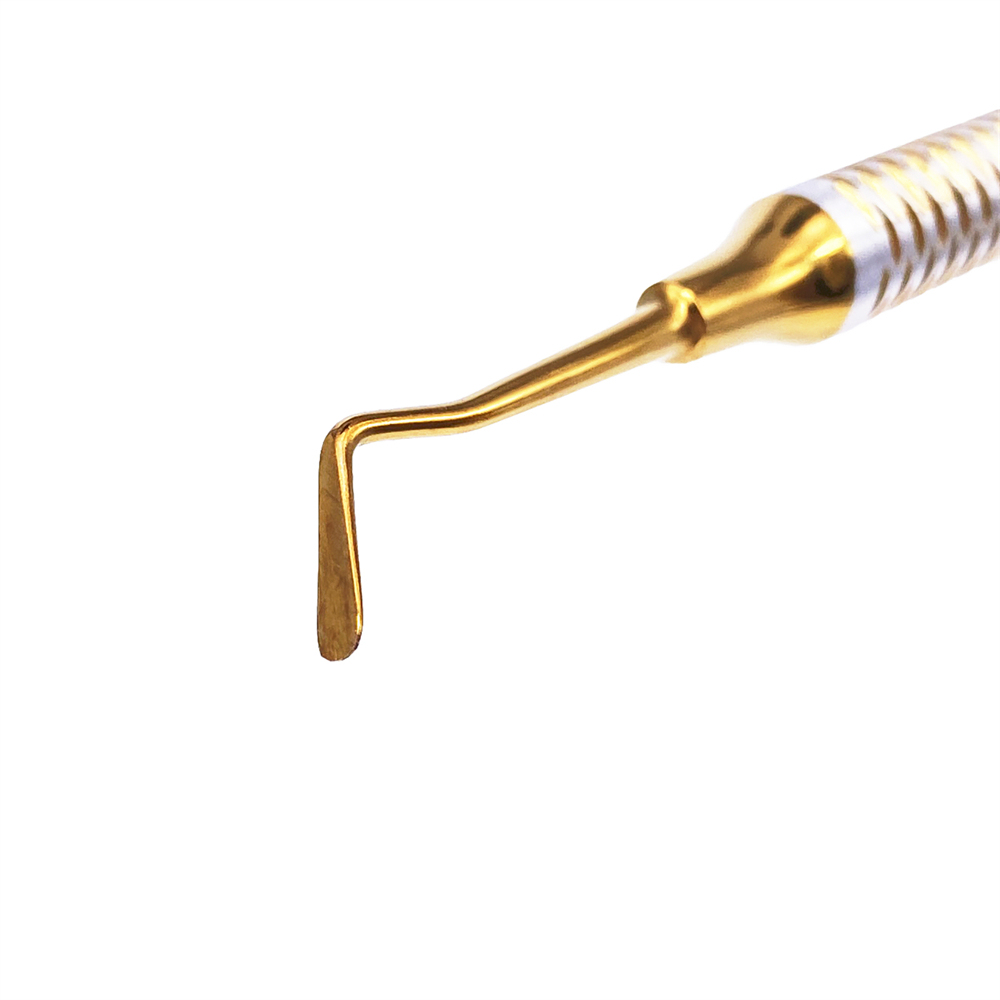 Dental Composite Filling Instrument Gold Titanium Coated Restorative