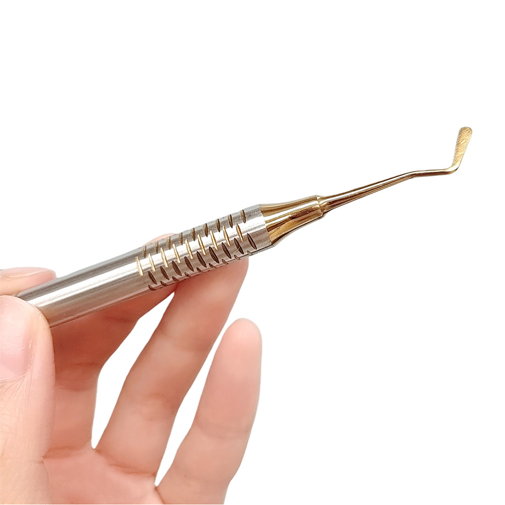 Dental Composite Filling Instrument Gold Titanium Coated Restorative