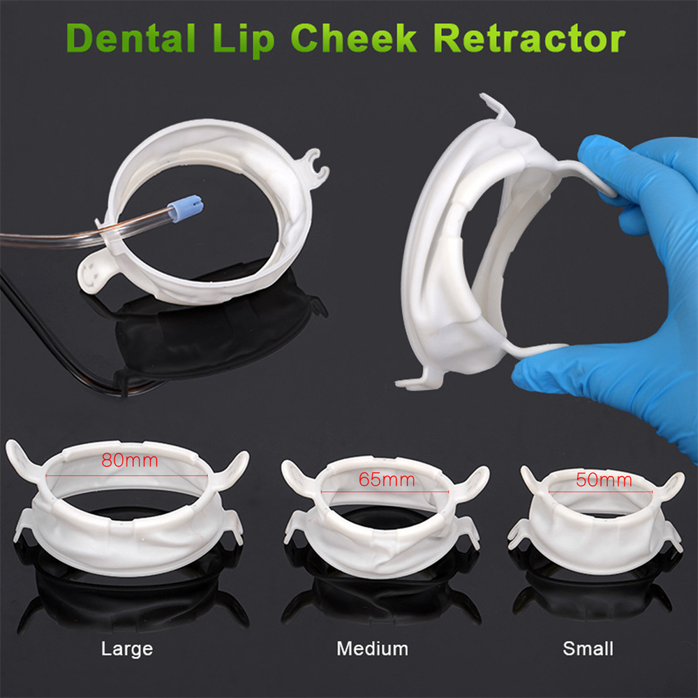 10pcs Dental Mouth Opener Disposable Cheek Retractor Rubber Dam Expanders