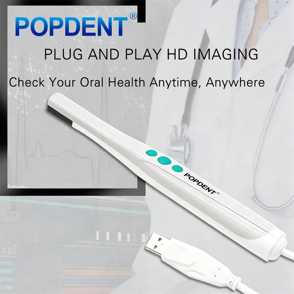 POPDENT  Dental Intra Oral Camera USB Digital Imaging Intraoral Endoscope 6 LED