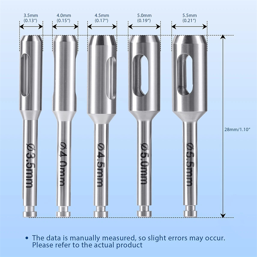 5Pcs/set Dental Implant Tissue Punch Dental Tools