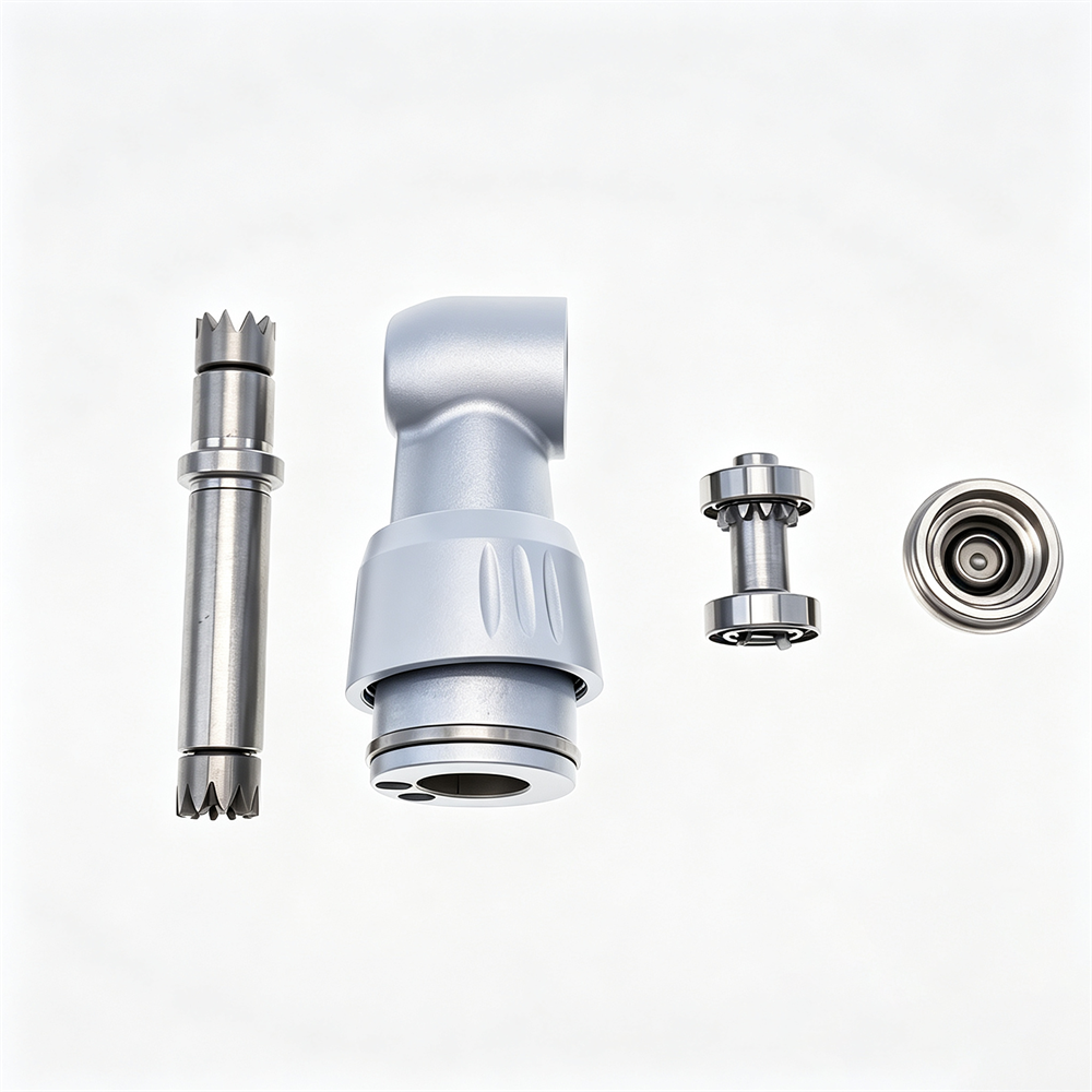 DMXDENT Dental Air Motor E-type Contra Angle Straight Slow Speed Handpiece Kit