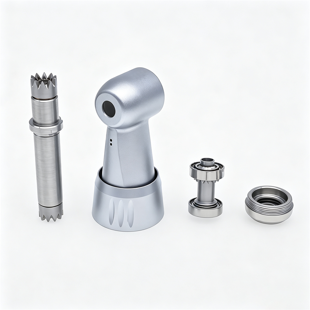 DMXDENT Dental Air Motor E-type Contra Angle Straight Slow Speed Handpiece Kit