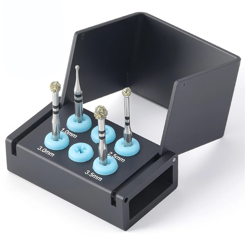 Dental Degranulation Burs Kit Osseous Debridement Soft Tissue Removal Diamond