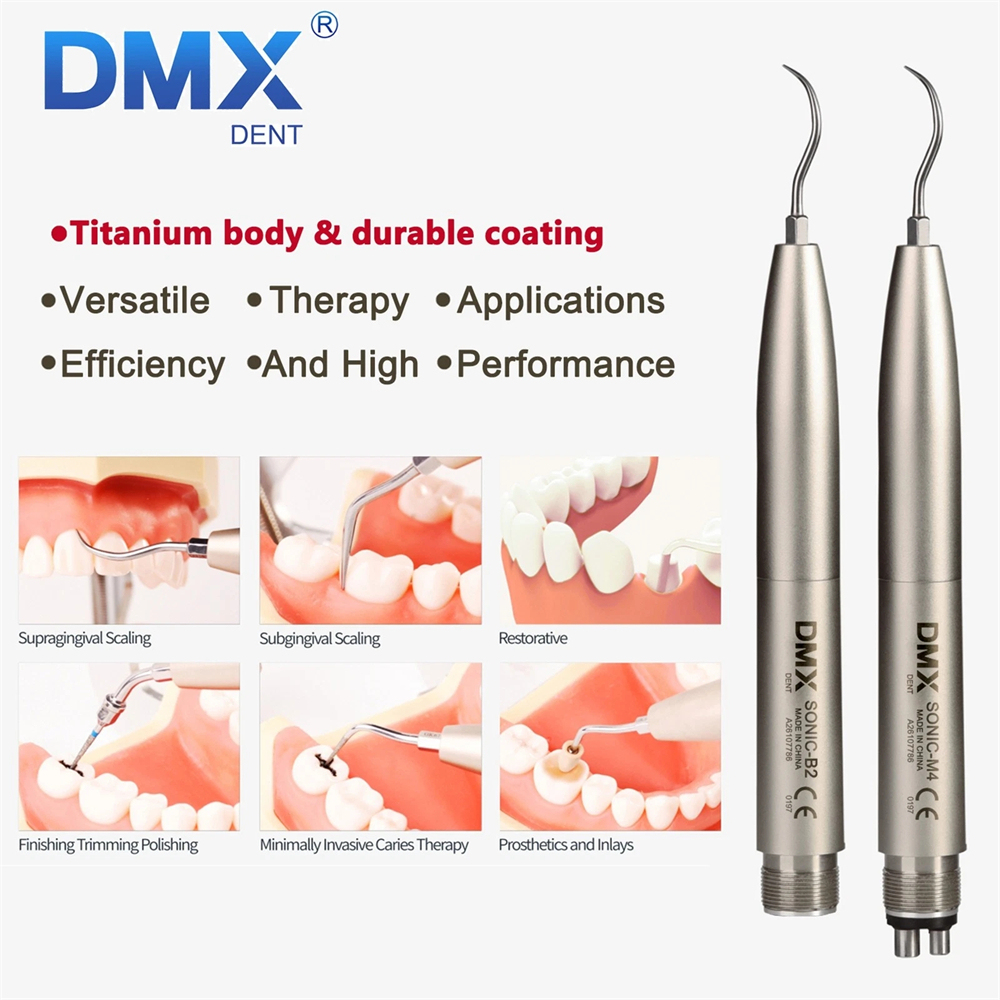 DMXDENT Dental Ultrasonic Air Scaler Handpieces Hygienist 2/4 Holes