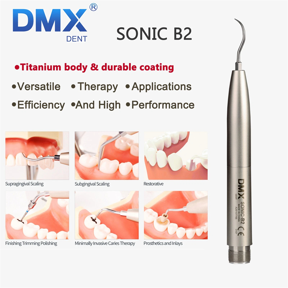 DMXDENT Dental Ultrasonic Air Scaler Handpieces Hygienist 2/4 Holes