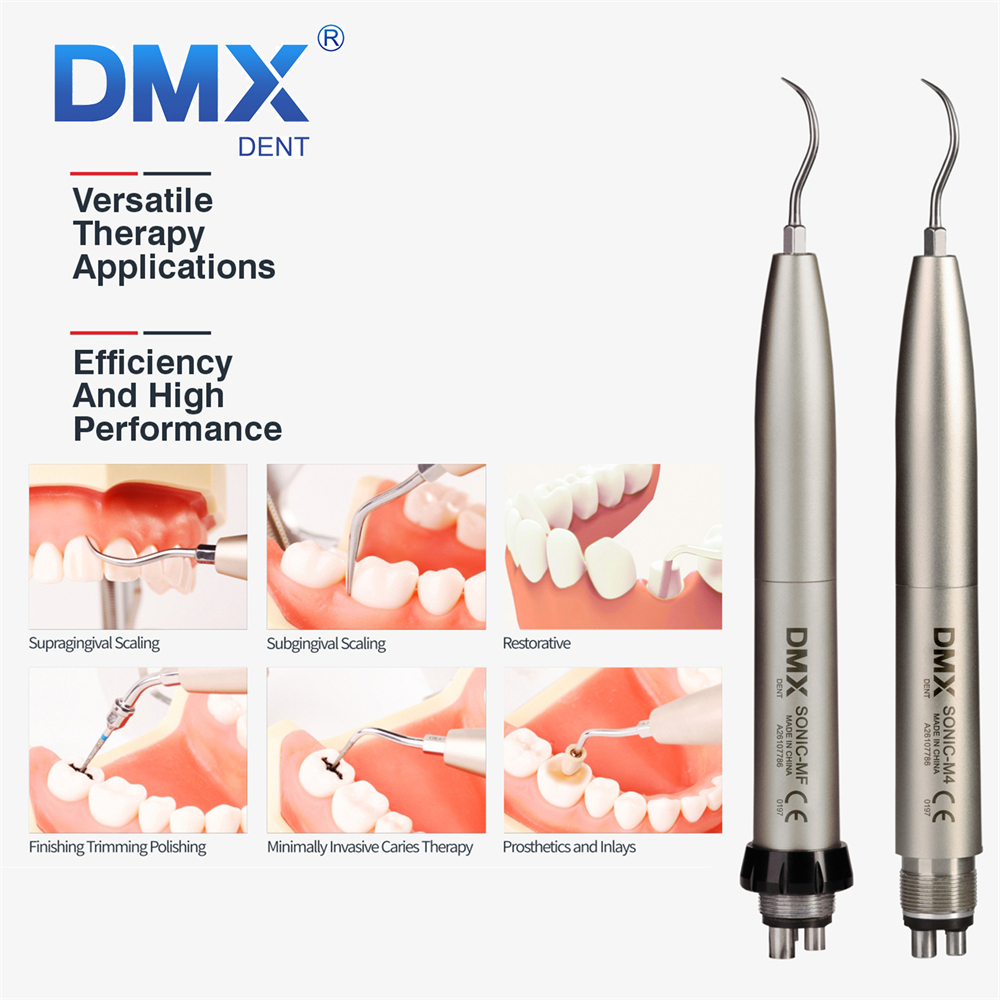 DMXDENT Dental Ultrasonic Air Scaler Handpieces Hygienist 2/4 Holes