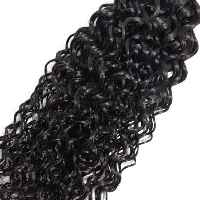 kinky curly Natural Black Human Hair Extensions