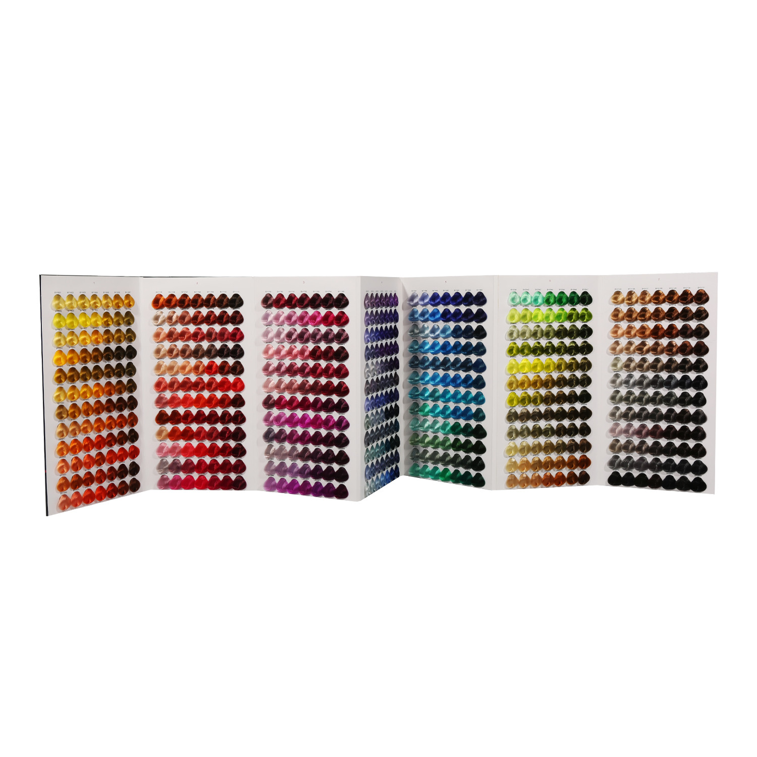 Hair color chart