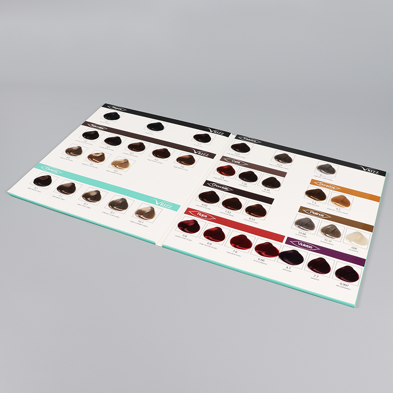 Hair color chart