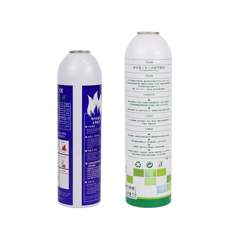 500ml aluminume can with valve