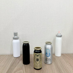 Oral spray aluminum can