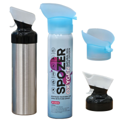 Personal High Pressure Portable Aluminum Aerosol Can Oxygen Canister With Plastic Mask